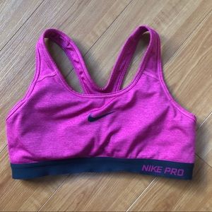 Nike Pro Pink Sports Bra